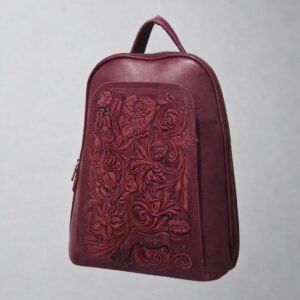 Viola Couture Genuine Leather Embossed Luxury Backpack